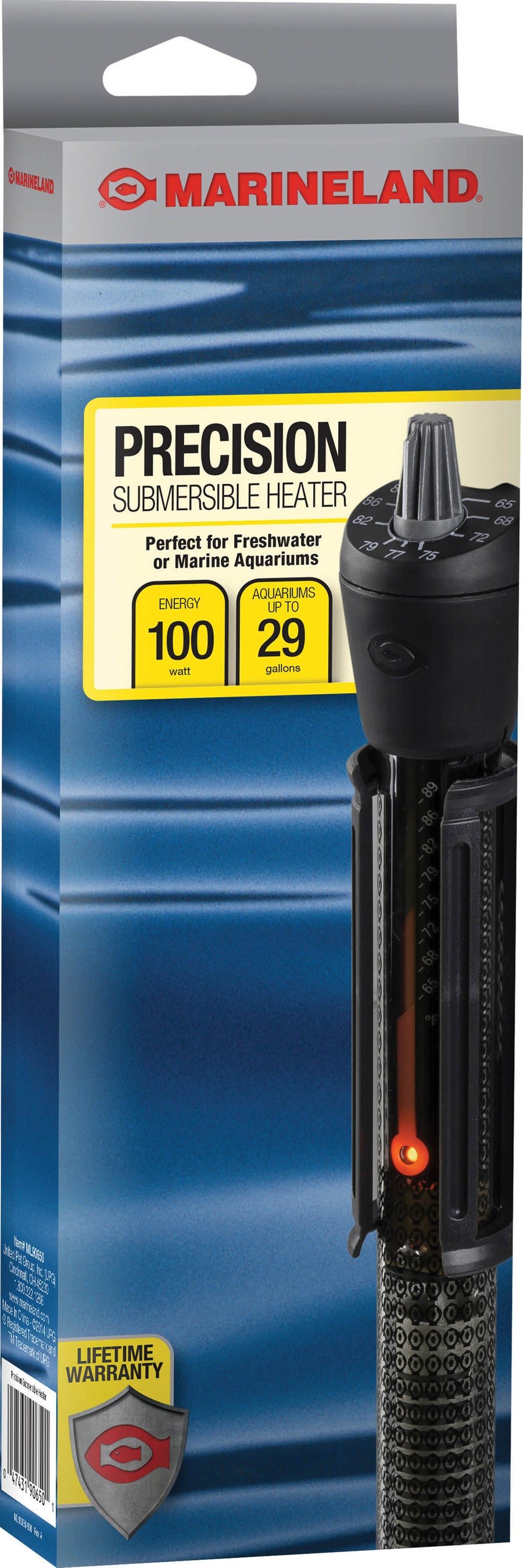 Marineland Precision Submersible Heater, 100 Watt