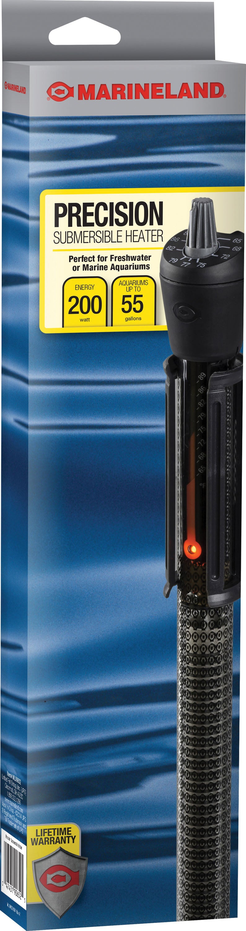 Marineland Precision Submersible Heater, 200 Watt