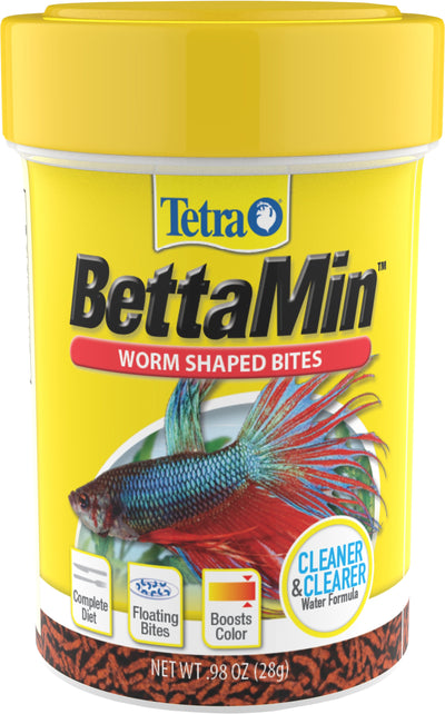 Tetra Betta Worm Shaped Bites, .98 oz