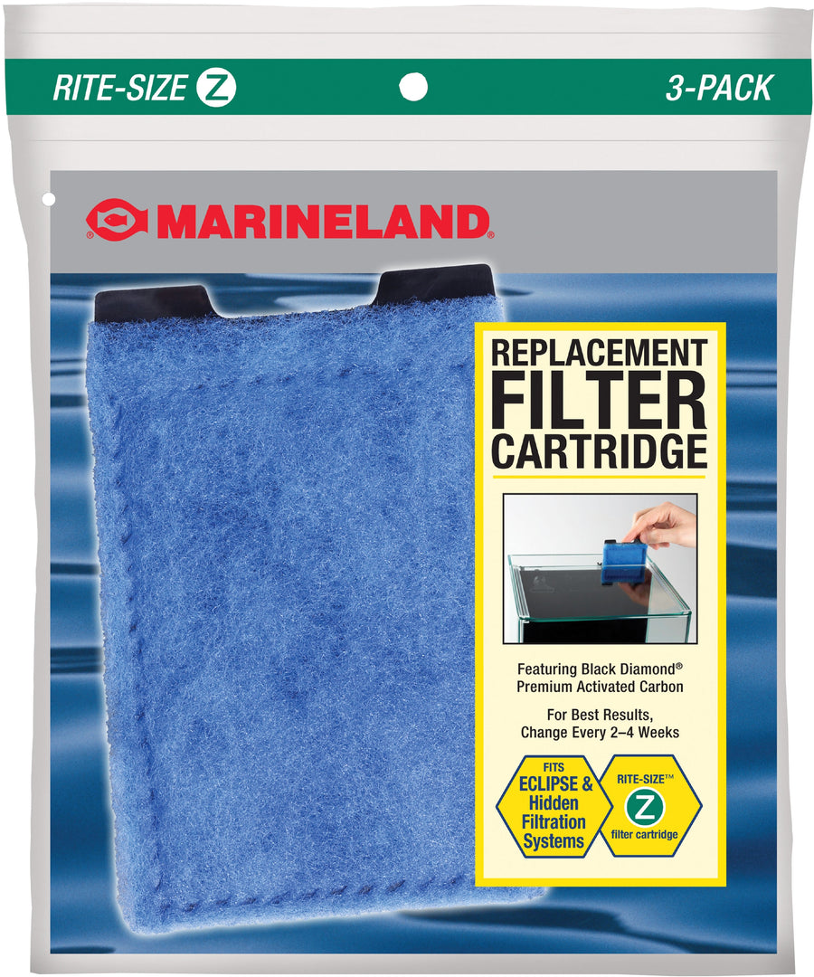 Marineland Eclipse Rite-Size Filter Cartridge, z-3 pk - Filter Inserts