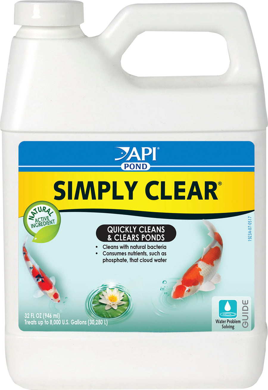 API Pond Simply Clear Bacterial Pond Clarifier, 32 oz - Water Treatment