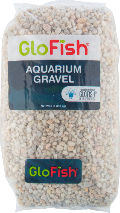 Glofish Aquarium Gravel, Pearl, 5 lb - Freshwater