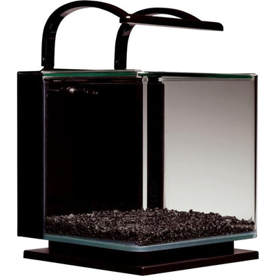 Marineland Aquarium Kit Contour w/ Rail LED, Black, 3 gal - Starter Kits