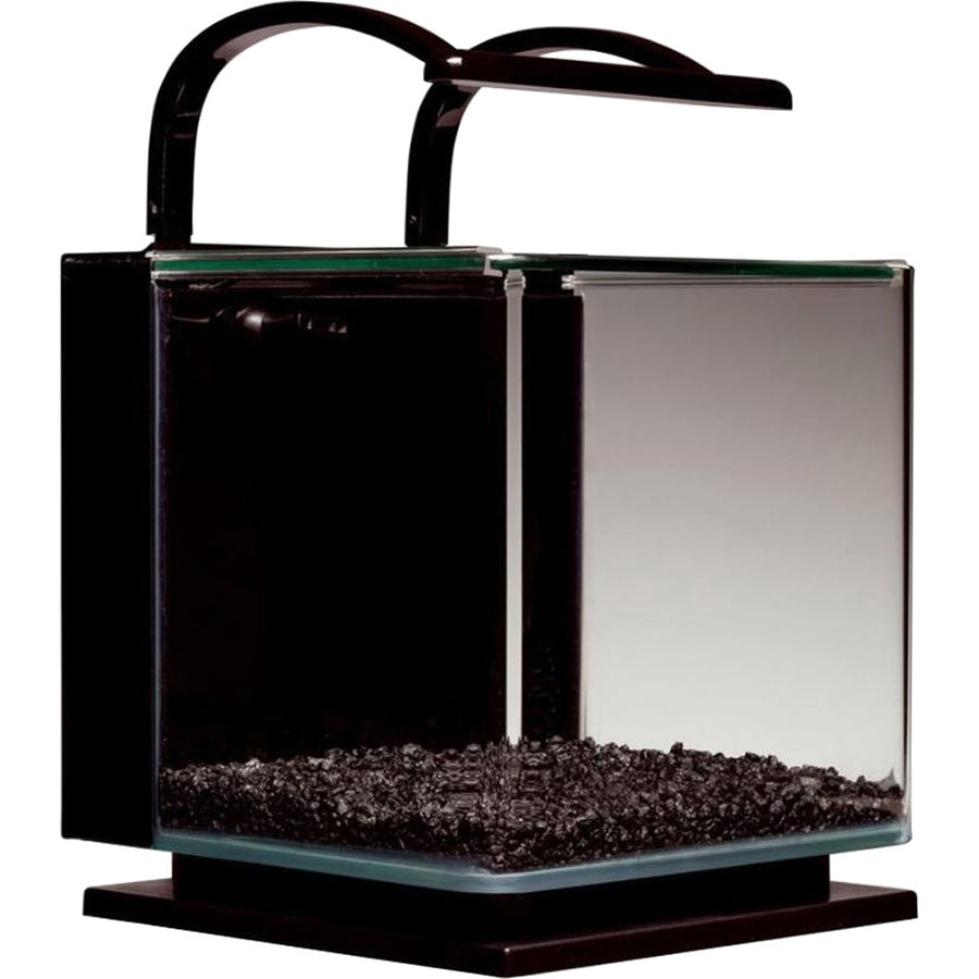 Marineland Aquarium Kit Contour w/ Rail LED, Black, 3 gal - Starter Kits