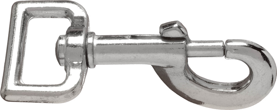 Kamet Square Swivel Eye Bolt Snap, Zinc, 1 in - Snaps Etc.