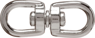 Kamet Swivel Round Eye, Zinc, 1 in - Snaps Etc.