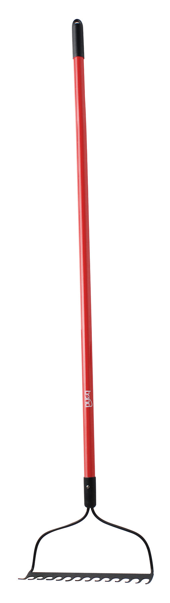 Bond 14 Tine Bow Rake W/Fiberglass Handle, Red, 59x14 in