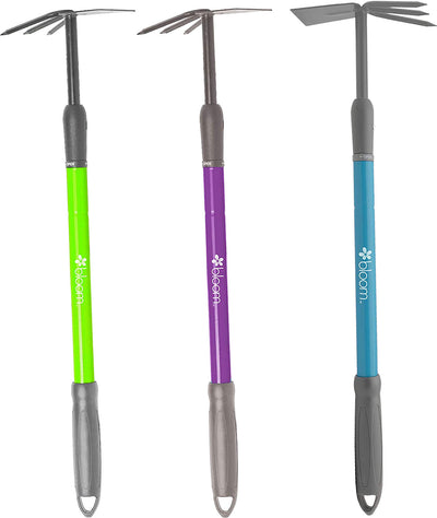 Bloom Adjustable Telescopic Culti-Hoe, Assorted, 25-37 in - Cultivator
