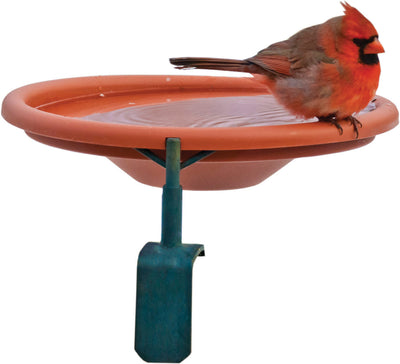 Audubon Deck Mount Birdbath, 13x11.5x7 in - Baths-Hanging