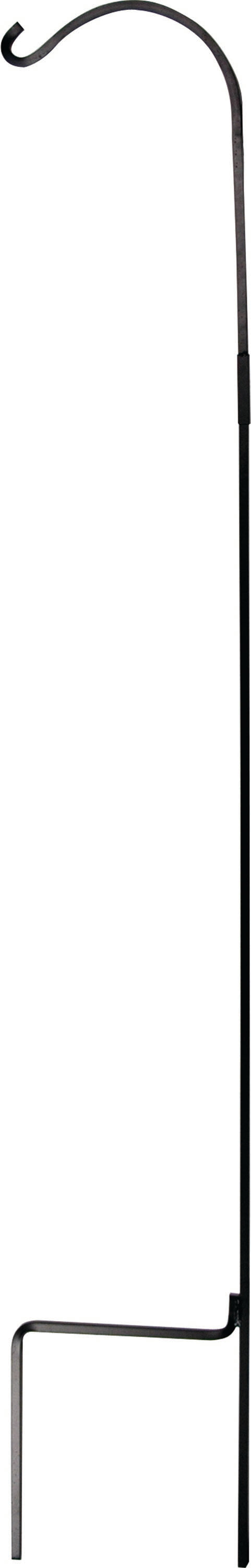The Hookery Single Shepherd Hook, Black, 81 in - Hooks-Shepherd