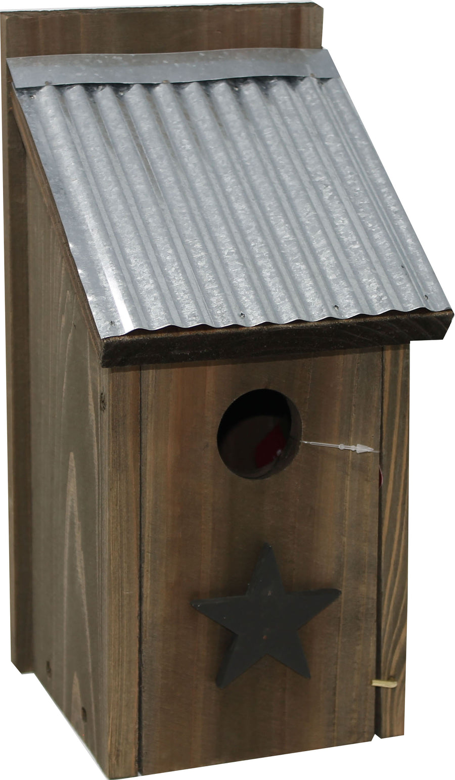 Audubon Rustic Farmhouse Bluebird House, Natural - Houses-Bird