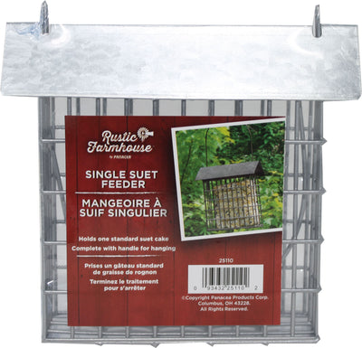 Audubon Rustic Farmhouse Single Suet Feeder - Suet and Seed Cake Feeders