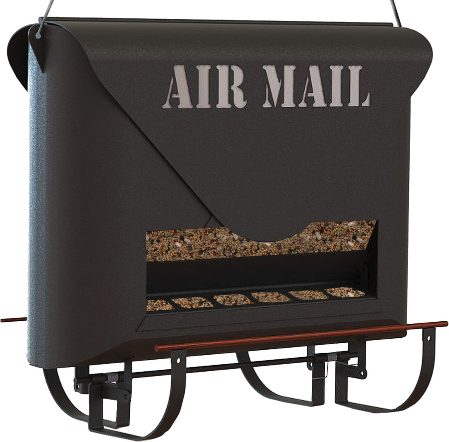 Audubon Modern Farmhouse Squirrel Resistant Air Mail Fdr, Black, 5 lb Cap - Novelty/Designer