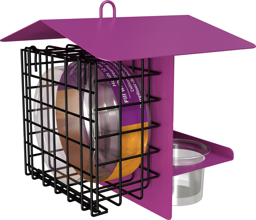 Wild Bird Lovers Peanut Butter & Jelly Feeder, Purple - Oriole Feeders