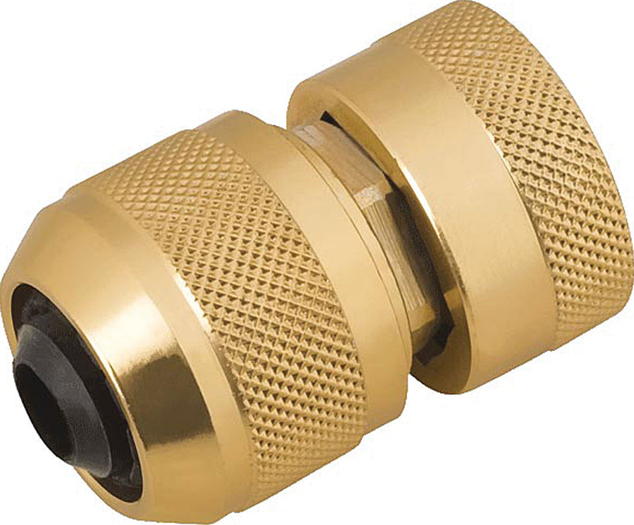 Melnor Metal Female Hose Repair, Brass, 5/8 in - Hose Parts and Accessories
