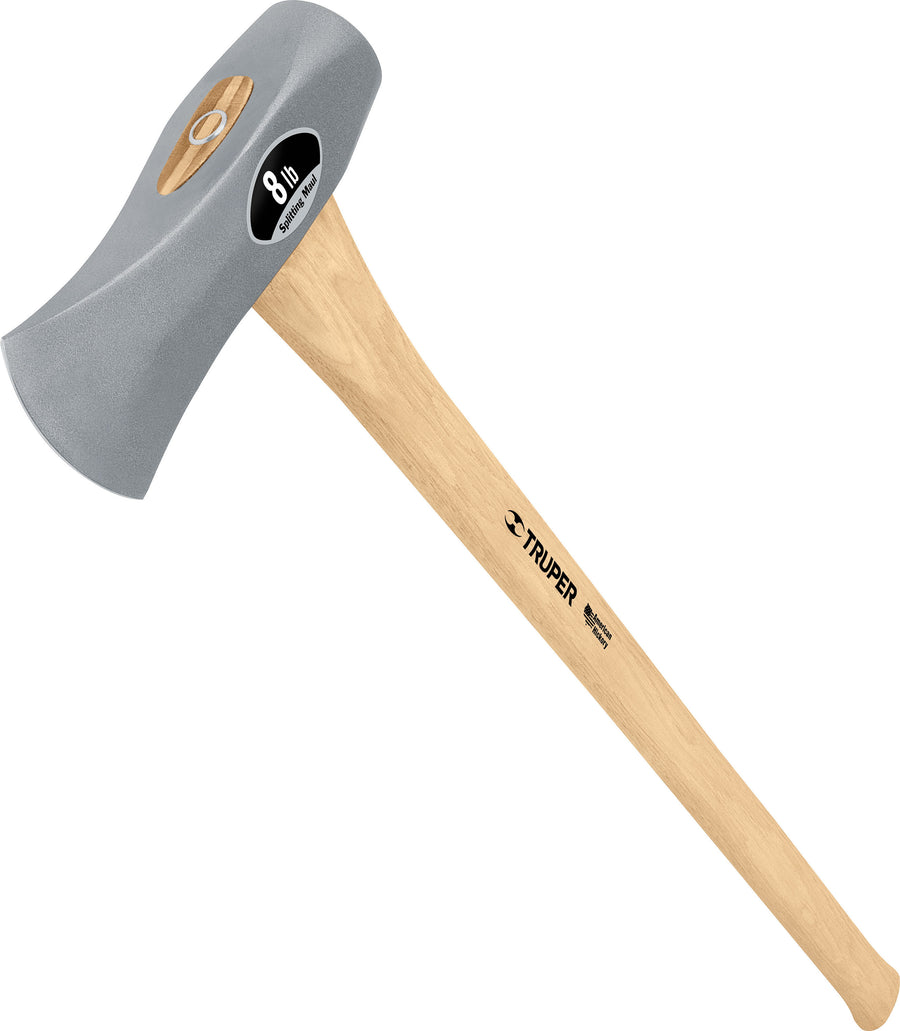 Truper Splitting Maul W/Hickory Handle, 34 in-8 lb - Mauls