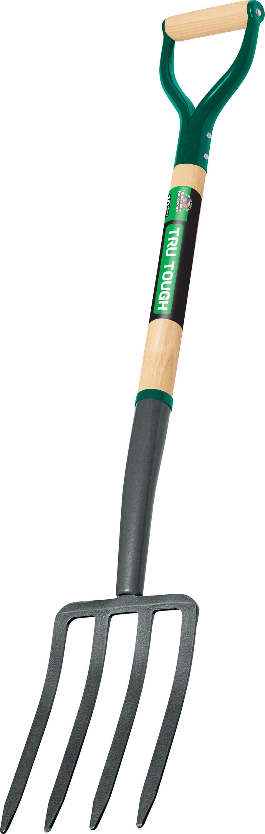 Tru Tough 4 Tine Spading Fork W/d-Grip Handle, 30 in