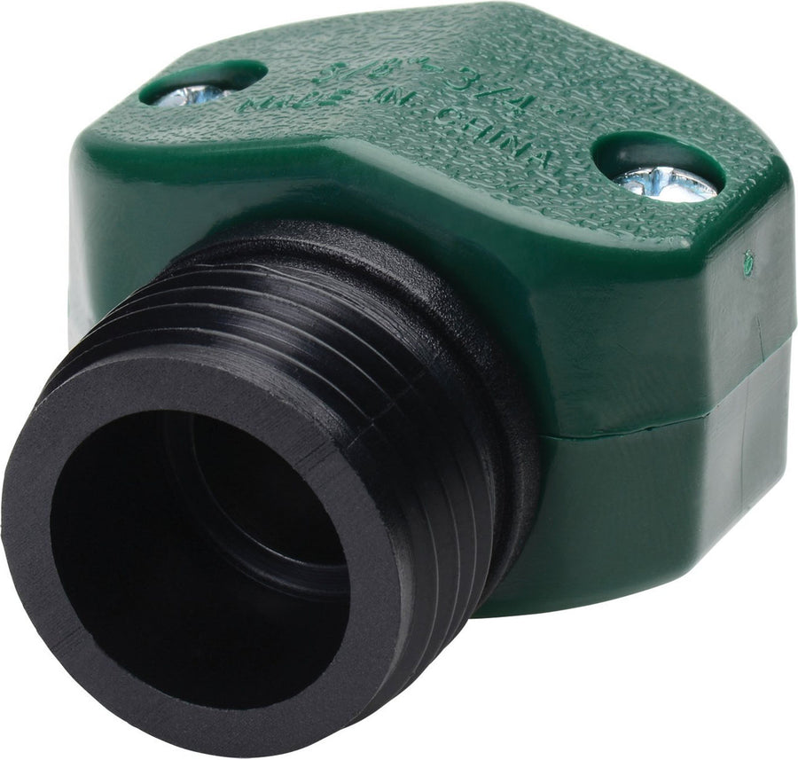 Melnor Plastic Male Hose Repair, Green, 5/8 or 3/4 - Hose Parts and Accessories