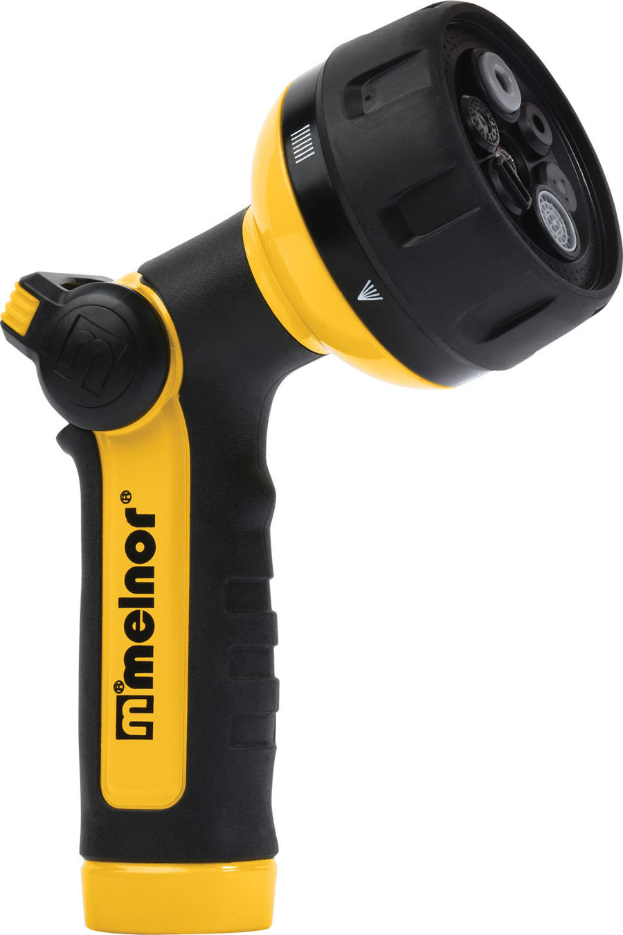 Vortex 6-Pattern Thumb Control Nozzle, Black/Yellow - Nozzles