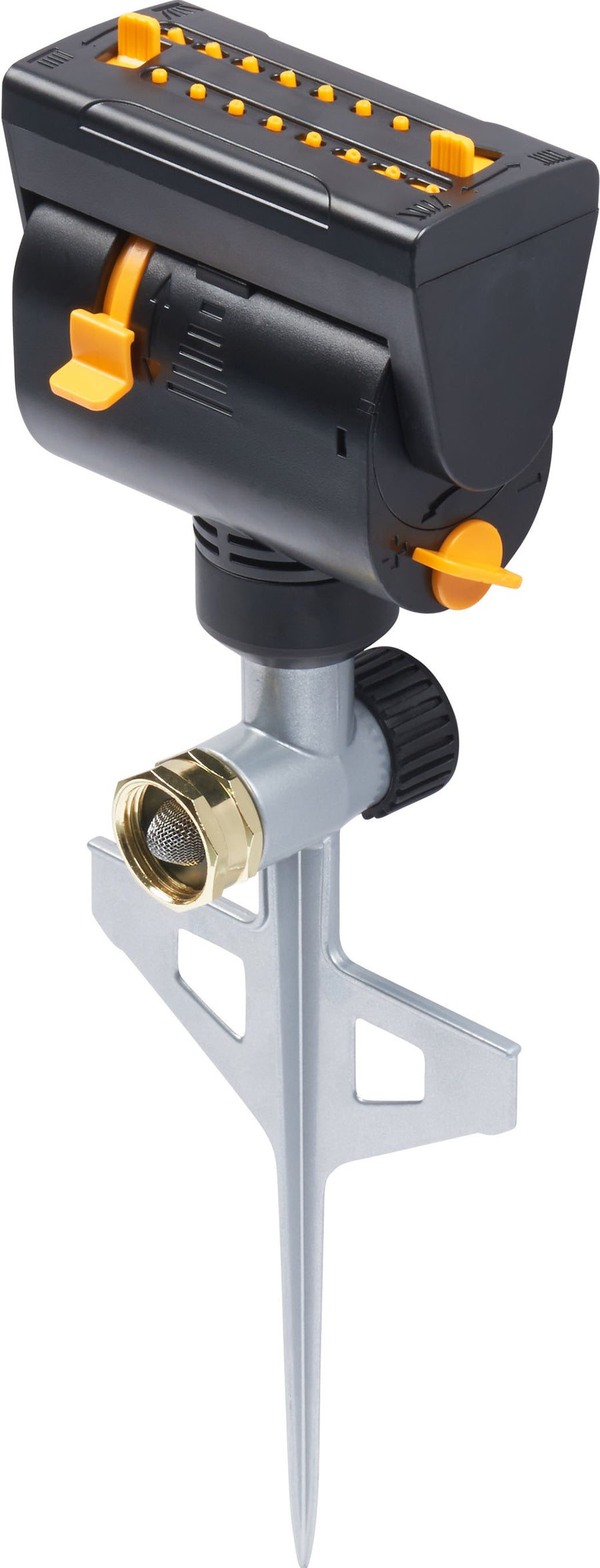 Melnor Minimax Oscillating 4-Adjust Sprinkler Sled, Metal - Sprinklers and Accessories