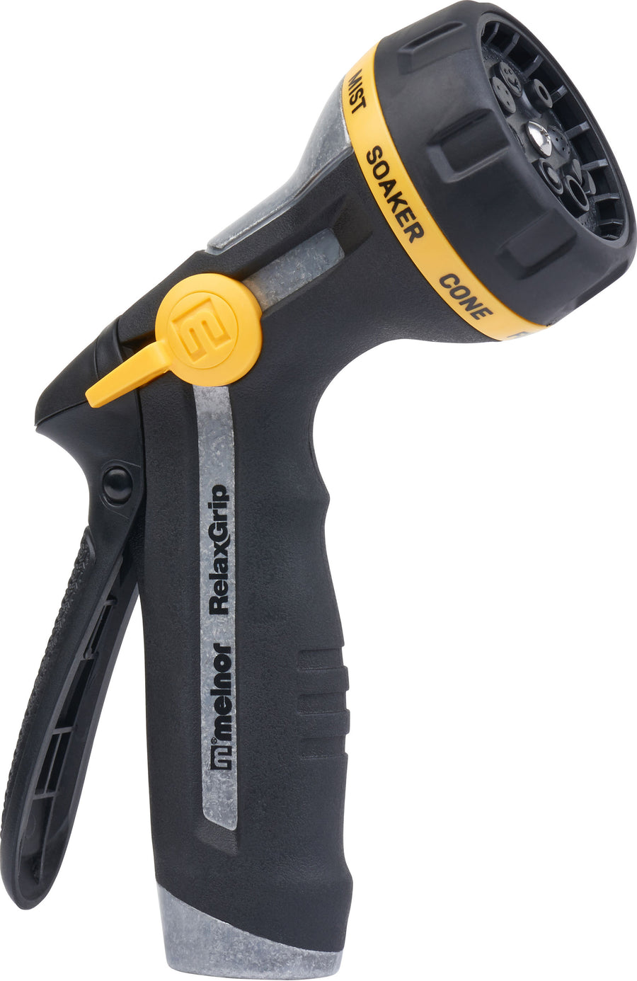 Melnor Relaxgrip Metal 8-Pattern Nozzle Rear Trigger - Nozzles