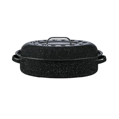 Granite Ware 10 lb. Capacity 15 in. Covered Oval Roaster