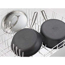 Lagostina Nera Hard Anodized Nonstick 10-Inch/12-Inch Fry Pan Cookware Set, Dishwasher Safe,Grey