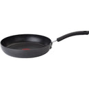 T-fal E76505 Ultimate Hard Anodized Scratch Resistant Titanium Nonstick Thermo-Spot Heat Indicator Anti-Warp Base Dishwasher Safe Oven Safe PFOA Free Saute / Fry Pan Cookware, 10-Inch, Gray