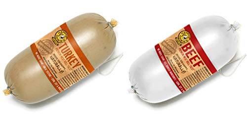 HAPPY HOWIE Natural Gourmet Meat Rolls Bundle Packs (Beef-Turkey-Lamb) (16oz - 2pk)