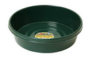 Little Giant Plastic Utility Pan (Green) Durable & Versatile Short Livestock Feeding Bucket (3 Gallon) (Item No. P3GREEN)