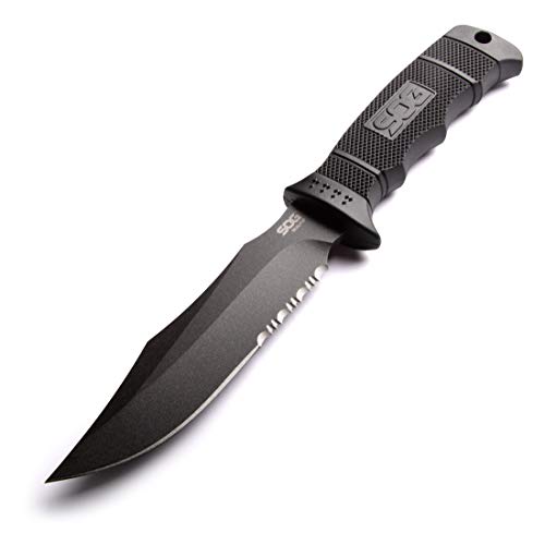 SOG Fixed Blade Knives with Sheath - SEAL Pup Tactical Knife