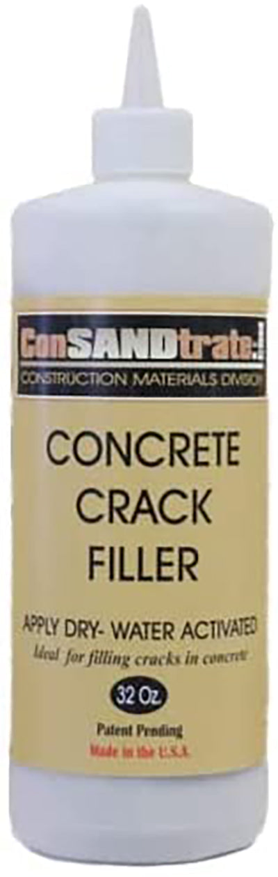 ConSandtrate Concrete Crack Filler - 3 lb. (Single Bottle) for Filling in Concrete Cracks on driveways, walkways and patios.
