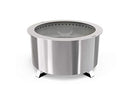 BREEO Double Flame Smokeless Outdoor Fire Pit (24 Inch) | Stainless Steel, Natural Wood Burning Patio Heater, Campfire, Backyard Firepit | No Propane or Gas Required | Made in America