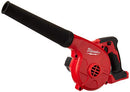 MILWAUKEE'S 0884-20 M18 18 V Litio Ion 100 CFM 160 MPH Inalámbrico Compacto Multipropósito Utility Blower