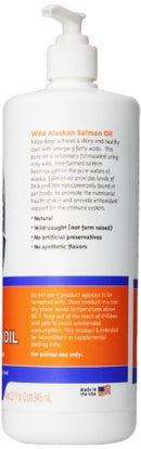 Alaskan Naturals ANSO32 Wild Salmon Oil Natural Supplement for Dogs, 32-Ounce