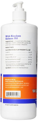Alaskan Naturals ANSO32 Wild Salmon Oil Natural Supplement for Dogs, 32-Ounce