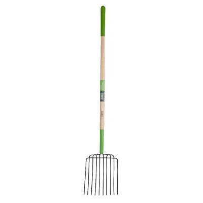 AMES 2826300 10-Tine Welded Steel Bedding Fork with Hardwood Handle