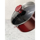 T-fal Enjoy 12 Piece Nonstick Cookware Set, Red