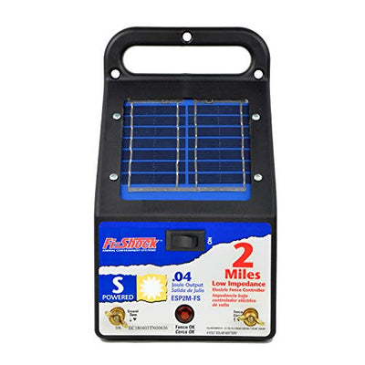 Fi-Shock ESP2M-FS 2-Mile Solar-Powered Electric Fence Charger