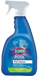 Clorox Pool&Spa 57032CLX Pool&Spa Filter Cleaner, 1-Quart