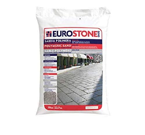 Alliance Eurostone Bond Polymeric Sand,for Natural Stone and Cobble Stone Paver Joints up to 1.5" (Black) 50 Lb Bag