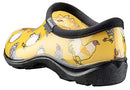 Sloggers Women's Waterproof Rain and Garden Shoe with Comfort Insole, Chickens Daffodil Yellow, Size 8, Style 5116CDY08
