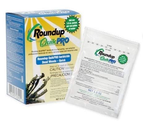 Roundup QuikPro Weed Killer HERBICIDE 73.3% QuickPro 1 Packet per Gallon 10 pack