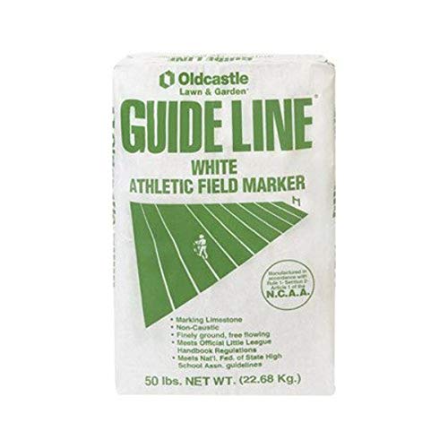 Oldcastle Guide Line 54051100 White Athletic Field Marker, 50-Pound