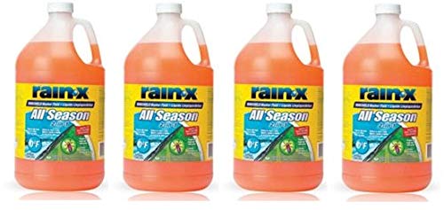 RainX 5061320 Windshield Washer Fluid 1 Gallon (4 Pack)