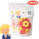 Trump Impeachment Gummy Ring Candies, (Peach Flavored Candy) 2 Packs of 4 Ounce Bags-12 Rings Per Bag