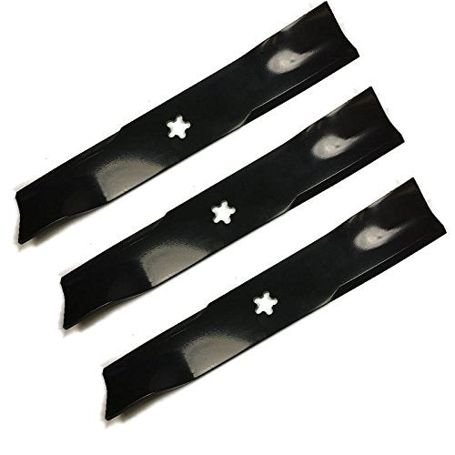 Set of 3 True Husqvarna OEM Lawn Mower Blades 14 5/8" 539112078