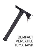 SOG Survival Hawk - Specialty Outdoor Tactical Hatchet, Fire Starter, Nail Puller, Hammer, Multi-Purpose Blade with Reflective Paracord Wrapped Handle (SK1001-CP)