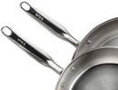 T-fal Stainless Steel Cookware, Multi-Clad, Dishwasher Safe and Oven Safe Cookware Set, Tri-Ply Bonded, 12-Piece, Silver, Model E469SC