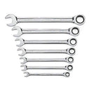 GEARWRENCH 7 Pc. 12 Point Ratcheting Combination SAE Wrench Set - 9317